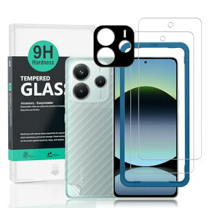 Xiaomi Redmi Note 14 5G یtB KX dx 9H KX JYveN^[ 1 t wʃJ[{t@Co[tB 1  h~ XN[veN^[ v2pbN 