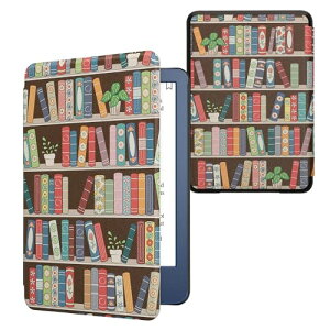 Kindle (2022/2024) �P�[�X �J�o�[ �d�q���Ѓ��[�_�[ �I�[�g�X���[�v PU���U�[ �F/�ΐF/�_�[�N�s���N ��������