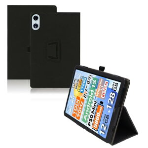 TECLAST P50 MINI �P�[�X �^�u���b�g 8�C���` �J�o�[ �v�� S�y�����[ �O�܂� �X�^���h�@�\ �ϏՌ� ���h�~ �y�� TECLAST P50 MINI �P�[�X (�u���b�N) ��������