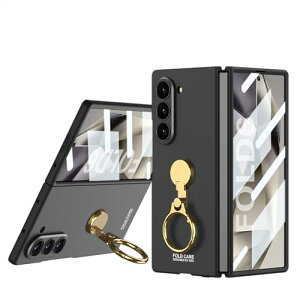 Galaxy Z Fold6 SC-55E SCG28 �P�[�X ���^ 360�x��]�X�^���h�����O �M�����N�V�[z�t�H�[���h6 �P�[�X�J�o�[ PET �t�B�����t �S�ʕی� galaxyz�t�H�[���h6 �X�}�z�P�[�X �����O �J�o�[ �X�g���b�v�z�[�� 