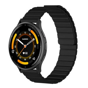 Garmin Forerunner 570 / Venu 3 / Venu 2 / vivoactive 4 / Active �o���h 22mm �����o���h �ւ� ���C�t�� �V���R�� �X�|�[�c �ւ��o���h ���߉\ �ϋv�� Garmin Forerunner 265 / Forerunner 255 (�u���b�N) ��������