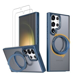 �y�����t�B����2���t���z Galaxy S24 Ultra �P�[�X MagSaf e�����O �X�^���h ���@�\ 360�x��] �c��OK �M�����N�V�[ S24 �E���g�� �J�o�[ ���C�����X�[�d S24ultra �X�}�z�P�[�X �ϏՌ� N52�}�O�l�b�g ����
