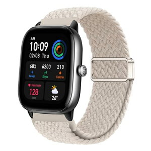 20mm �o���h Amazfit Active 2 / GTS 4 Mini / GTS 4 / GTS 3 / GTS 2 Mini �����o���h �����x���g �����o���h �ґg�X�g���b�v ���C�o�b�N���t�� �����p�X�g���b�v Amazfit Bip U Pro / Bip 3 / Bip 3 Pro �p�x���g - �X�^�[