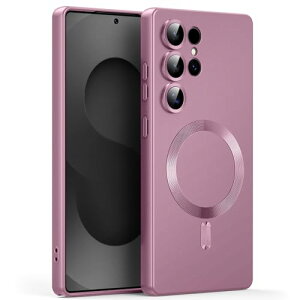 Galaxy S25 Ultra SC-52F SCG32 �P�[�X ���C�����X�[�d �y�� ���^ TPU �\�t�g �M�����N�V�[ s25 �E���g�� �p�X�}�z�P�[�X �}�O�l�b�g���� �ϏՌ� ���ϖh�~ �ϋv�� �X�g���b�v���t�� ������� �g�уJ�o�[