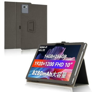 Blackview Tab15 Pro �P�[�X 10.51�C���` �^�u���b�g �ی�P�[�X ���烌�U�[ �S�ʕی� ���߉\ �Փ˖h�~ ���^ �y�� �ǂ���G�� ������ �X�^���h�@�\�t�� �^�u���b�g �P�[�X (�u���b�N) ��������