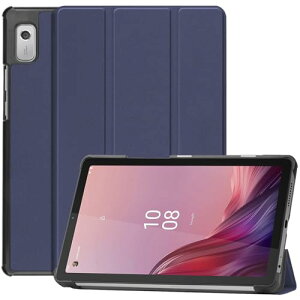 Lenovo Tab B9 / M9 / ZAC30157JP �P�[�X 9�C���` �^�u���b�g �ی�P�[�X ���烌�U�[ �S�ʕی� ���߉\ �Փ˖h�~ ���^ �y�� �ǂ���G�� ������ �X�^���h�@�\�t�� �^�u���b�g �P�[�X (�u���[) ��������