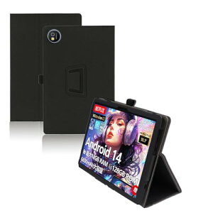 Ulefone Tab A10 Pro �P�[�X 10.1�C���` �^�u���b�g �ی�P�[�X ���烌�U�[ �S�ʕی� ���߉\ �Փ˖h�~ ���^ �y�� �ǂ���G�� ������ �X�^���h�@�\�t�� �^�u���b�g �P�[�X (�u���b�N) ��������