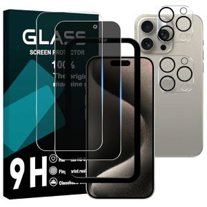  iPhone 15 Pro Max KXtC KX1 / `tB1 /YیtB2 KChgt یtB ACtH15v}bNX vCoV[tB K