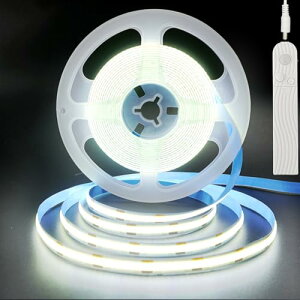 5V [VZT[t COB LEDXgbvCg Ԓx߉\ 2ނ̓d dr (dr͕ʔł) 3M1 F 6500K LED320/M 8mm Lb`Lrlbgp 