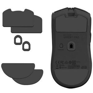 マウスソール Razer Viper V3 Pro 交換用 テフロン素材 ラウンド加工 Super Smooth Glide 高耐久 超低摩擦 Razer レイザー Viper V3 Pro 用 (ブラック) 送料無料