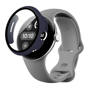 Google Pixel watch3 41mm P[X KXtC ̌^P[X PC+KXf wh~ ϏՌ ȒP ߗ Sʕی ^ Google Pixel watch3 41mm Jo[ () 