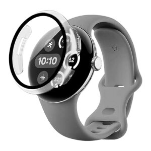Google Pixel watch3 41mm P[X KXtC ̌^P[X PC+KXf wh~ ϏՌ ȒP ߗ Sʕی ^ Google Pixel watch3 41mm Jo[ () 