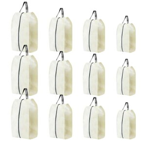 シューズバッグ 防水 防塵 防臭超軽量 シューズケース 小物入れ 靴入れ袋 スポーツ ゴルフ 収納袋 男女兼用 旅行 出張 スポーツ シューズ入れ 靴収納ケース スニーカー 携帯便利 (XL×3枚 L×3