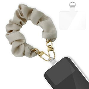 スマホストラップ シュシュ リストストラップ 携帯ストラップ 手首掛け ハンドストラップ スマホ 名札 社員証 紛失/落下防止 人気 忘れ物防止 挟むだけ タグパッチ1枚入り 送料無料