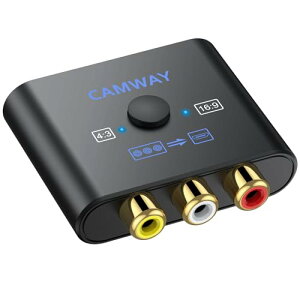 RCA to HDMI ϊ Ro[^[ 16F9/4F3ϊ AV to HDMI Ro[^[ hdmi ϊ 720P/1080Pϊ (  ) 3F[q ~j R|Wbg Wii/PS1/PS2/N64p DVD/VHS/VCRp 