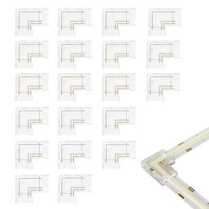 L^ 2s  n_sv COB LEDXgbvRlN^ 10mm 90°pR[i[WCg (5V 12V 24V PFLEDXgbvCgp 20pbN) - V[XȃR[i[ڑB 