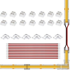 8mm 2s 30 vXC COB LEDXgbvRlN^R[i[Lbg NARlN^14 L^R[i[RlN^6 ԍ22AWGC[10{ 5V 12V 24V LEDXgbvp 