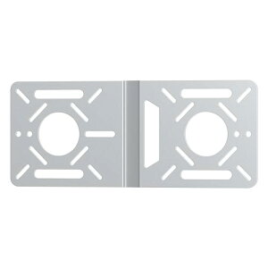 VESAマウントブラケット Intel NUC用 延長プレートアダプター 100x100mmと75x75mm穴 モニターアーム変換キットホルダー ミニPCマウント用VESAパターン対応 (シルバー)