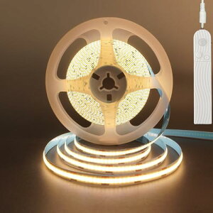 5V [VZT[t COB LEDXgbvCg Ԓx߉\ 2ނ̓d dr (dr͕ʔł) 1M1 F 3000K LED320/M 8mm Lb`Lrlbgp 