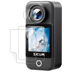 SJCAM C300 �ی�t�B���� �C�A�h�~ ���x���� �����z�� �ϏՌ� �h�� �ی�t�B���� [2��+2��] ��������