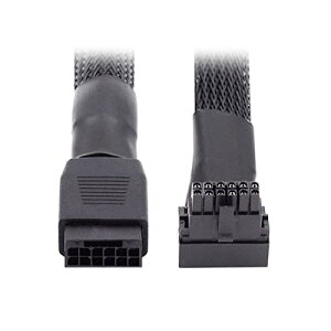 12VHPWR ATX3.0 PCI-E 5.0 パワーモジュラーケーブル オス-メス ダウンアングル 90度延長 17cm 3080 3090TI PSU 16ピン 12+4P グラフィックスカードに対応 送料無料