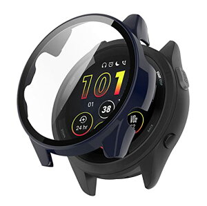 Garmin Forerunner 265 P[X Jo[ PC+KXtB 9Hdx ݊i ̌^یP[X یJo[ ϏՌ Sʕی ANZT[ (lCr[u[) 
