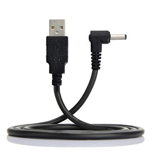 USB 2.0 Aタイプオス 変換 直角 3.5 x 1.35mm DC 5V 電源プラグバレルコネクター 90度充電ケーブル 送料無料