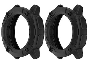 Garmin Instinct 2X P[X Jo[ یP[X ݊i TPUS یJo[ ϏՌ ANZT[ (ubN) 