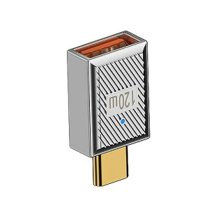 10Gbps f[^ 120W d USB-C USB 3.1 Type C to USB 3.0 A ^Cv OTG Xg[g Vo[ A_v^[ VF JTCo[pNX^C 