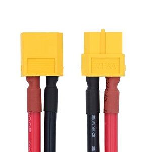 12AWG XT60 �����P�[�u�� �I�X-���X�R�l�N�^�[ ���W�R���o�b�e���[�d���X�e�[�V�����p �\�[���[�p�l���t��(1.6�t�B�[�g) ��������