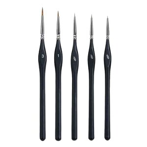 面相筆 5本セット 極細 画筆 水彩筆 勾線筆 水墨画 水彩画 アクリル筆 プラモデル 塗装筆 送料無料