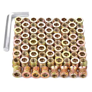 CT[gibg M8 ˂݃^Cv ߍ݃ibg CT[gibg Yf| Ƌ ؍H DIY WCg p[c ڍ  CH gѕ֗ (M8 20MM 50pcs{HXpi)