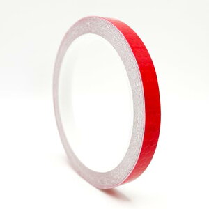 反射テープ 反射シール 1cm × 8m 赤 高輝度 リフレクター 標識テープ 警告テープ 蛍光テープ 夜光テープ コンクリート 自転車 車装飾 安全表示 反射 テープ 防水 夜間に目立つ 防災 薄型 階段