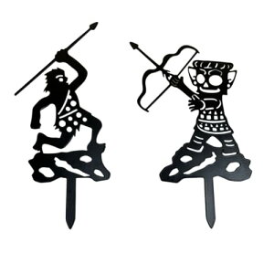 蚊取り線香ホルダー アウトドア キャンプ用 蚊取り線香立て スタンド ペグ型 蚊取りペグ 鉄製 防蚊 屋外 蚊遣り器 おしゃれ (原始人AC) 送料無料