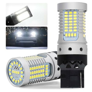  T20 LED obNv zCg  7440 W21W WY21W obNCg ޓ LZ[ R LEDou Sʔ ɐ DC12V 6000K ԗp obNCg {t e[v T20VO s
