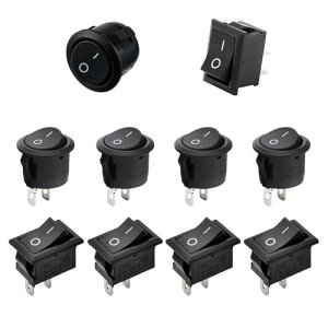 bJ[XCb` 2s I It DC AC 125V / 10A 250V / 6A EhgO OXCb` I[goC{[g̐ؒfXCb`  dH Ɠdp R[q[|bgΉ (E) 