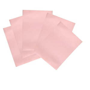 ナイロン 補修シート 防水 洗濯可能 補修布 衣類の破れ / ジャケット / テント / 雨傘 / 合羽 / 寝袋 / インフレータブルクッション等の補修用貼るだけシールタイプ (ピンク 5枚セット 20cm×15cm)