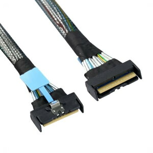 PCI-E 5.0 Mini Cool Edge IO MCIO STR PCI-E 8i 74�s�� �I�X - MCIO 74�s�� �I�X �����P�[�u�� 50cm ��������
