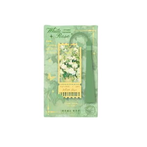 しおり 金属 エレガント感 華やか バレンタインデーギフト ゴールド中空トリム ブックページマーカー 誕生日プレゼント 女性 女の子 教師 友人 本 恋人に 読書 勉強家 日用品雑貨 文房具 (白