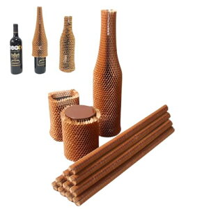 ハニカム 紙 緩衝材 包装紙 梱包材 食器梱包材 クッション紙 リサイクル可能 手芸品 美術品 ワイン ギフト包装用 輸送用緩衝材 回収可能な (6 24 1cm)