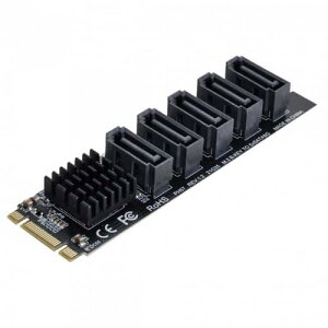 NGFF �L�[ B+M ���� SATA 3.0 6Gbps 5 �|�[�g �A�_�v�^ �R���o�[�^ PM �}���` �|�[�g �Z���N�g JMB575 2280 ��������