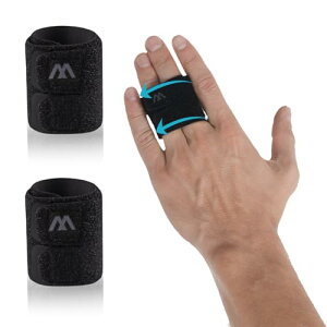 指サポーター 小指 サポーター 手 手 サポーターセット フィンガーラップ バレー バスケ スポーツ全般 親指 人差し指 中指 薬指 小指 男女兼用 黒 S 2個 送料無料