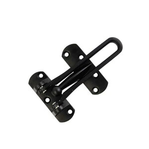 送料無料 ドアガード 玄関 防犯 ドアロック ネジ付き 外開き用 ドアアーム 室内ドア 鍵 後付け 耐震用 扉 ロック 補助錠 ドア用金物 亜鉛合金製 ドアクローザー 内鍵 部屋鍵後付け 住宅 アパ