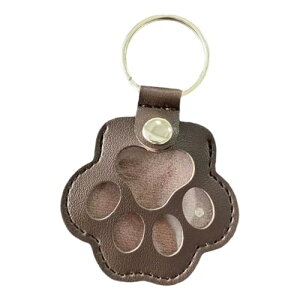 ペット 遺毛 ケース ペット メモリアルグッズ ペット 遺毛 ペット 仏壇 写真入れ 肉球のカタチ キーホルダー 犬 猫 うさぎ 小動物 携帯 持ち歩き かわいい メモリアルグッズ (赤褐色) (カレー)