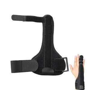指サポーター フィンガープロテクター 1個入 固定プレート入り 連結固定り手首サポーター 人差し指 中指 薬指 小指 スポーツケア 指保護 通気性 柔軟快適 調節可能 男女兼用 左右兼用 送料