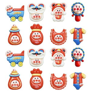 fRp[c W p[c zCbvfR i i ̂ȂV[  킢 gуP[X DIY 蓮p 16pcs 