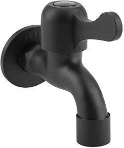 洗濯機水栓 蛇口 単水栓 1 / 2 シングルクール ステンレス製 おしゃれ バスルーム備品 洗濯機タップ シンク蛇口 洗面台 浴室 台所 ガーデン( 2)