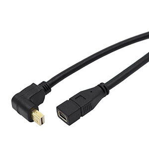 ~j fBXvC|[gP[u Mini DP Mini DPP[u Mini Displayport to Mini Displayport P[u IXtoX bL E㉺90°L^ 掿4K×2KΉ (L) 