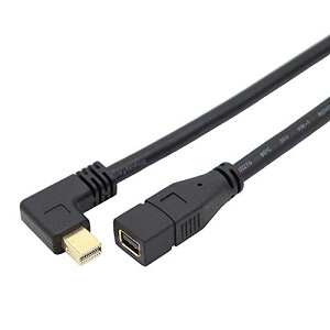 ~j fBXvC|[gP[u Mini DP P[u Mini Displayport to Mini Displayport P[u IXtoX bL E㉺90°L^ 4K×2KΉ (L) 