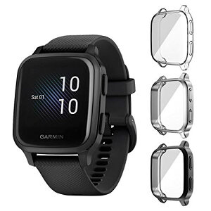 Garmin Venu Sq / Venu Sq 2 / Venu Sq music / Venu Sq 2 music �ی�P�[�X �[�d�\ TPU �ی�J�o�[ �_�炩���t���[�J�o�[ �������� �E���ȒP �ϏՌ��� �_� �N���A+�V���o�[+���[�Y�S�[���h ��������